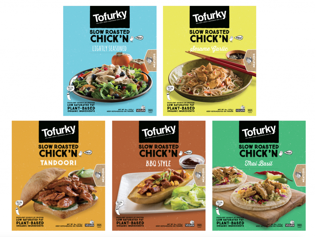 Cruelty free Tofurky Chick'n Selection